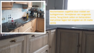 Renovatie van eiken keuken - familie Baeck